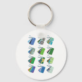 カラフルバッグラベル キーホルダー (裏面)