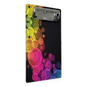 カラフルバブルのクリップボード ミニクリップボード (アングル)