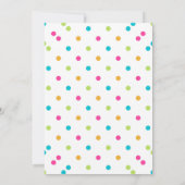 カラフルバブルズニューイヤーイブパーティの招待状 招待状 (裏面)