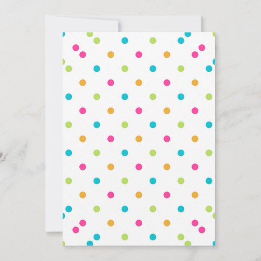 カラフルバブルズニューイヤーイブパーティの招待状 招待状 (裏面)