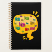 カラフルバブル付きマ考えマー プランナー手帳 (正面)