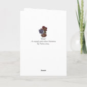 カラフルバラとバレンタインバラバッド カード (裏面)