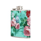 カラフルバラと花 フラスク (左)