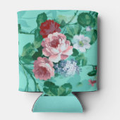 カラフルバラと花 缶クーラー (裏面)