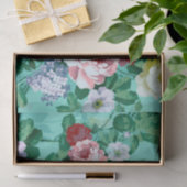 カラフルバラと花 薄葉紙 (ギフト)