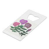 カラフルバラデザイン クレジットカード栓抜き (裏面アングル)