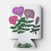 カラフルバラデザイン 缶クーラー (裏面)