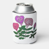 カラフルバラデザイン 缶クーラー (缶裏面)