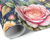 カラフルバラファンタジー ラッピングペーパー (ロールコーナー)