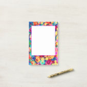 カラフルバラフレームPost-it®注記 ポストイット (デスク上)