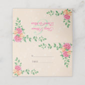 カラフルバラリース プレイスカード (外部開封)