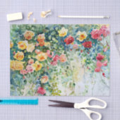 カラフルバラ水の色の分離 薄葉紙 (クラフト)