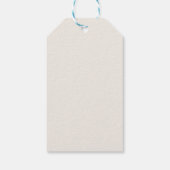 カラフルバラ水彩フローラ結婚式の引き出物 ギフトタグ (裏面)