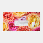 カラフルバラ デスクマット (キーボード&マウス)