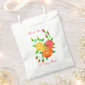 カラフルバラ フェイバーバッグ (クリップ留めされた状態)