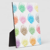 カラフルバラ フォトプラーク (側面)