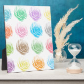 カラフルバラ フォトプラーク (側面)