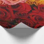 カラフルバラ ラッピングペーパー (コーナー)