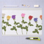 カラフルバラ 薄葉紙 (クラフト)