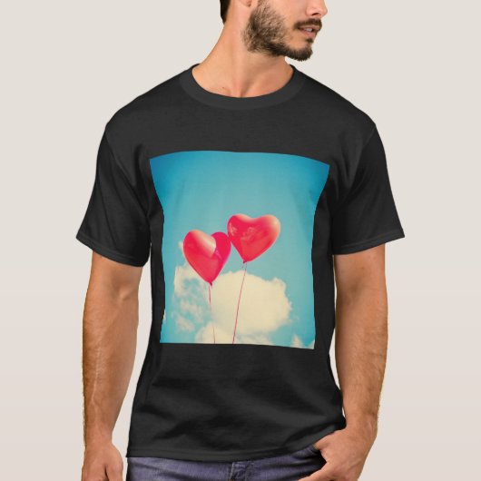 カラフルバルーンお祝いTシャツ Tシャツ (正面)