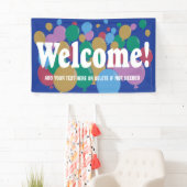 カラフルバルーンへようこそ 横断幕 (インサイチュ)