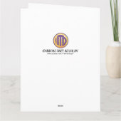 カラフルバルーン誕生日 カード (裏面)