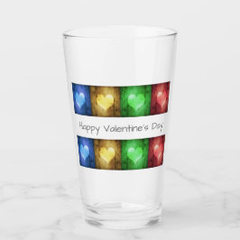 カラフルバレンタインデーの素朴ハート タンブラーグラス