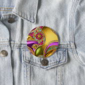 カラフルバロックパターン(の模様が)あるデザイン» 缶バッジ (インサイチュ)