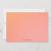 カラフルバースデーパーティ招待状 (裏面)