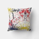 カラフルバースト：ランダム遊スプラッシュ クッション (裏面)