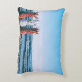 カラフルパイナップルのビーチ アクセントクッション (裏面(縦))