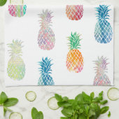 カラフルパイナップル キッチンタオル (折り畳み)