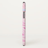 カラフルパステルエレガントピンクブルーオレンジ大理石 Case-Mate iPhoneケース (裏面/右)