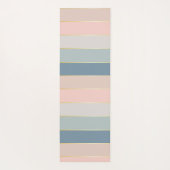 カラフルパステルパーソナライズされたカラーストライプ ヨガマット (裏面)