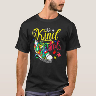 カラフルパズルで優しい心に 自閉症啓発 Tシャツ