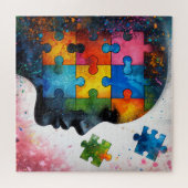 カラフルパズルポートレート ジグソーパズル (横)