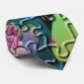 カラフルパズル ネクタイ (ロール)