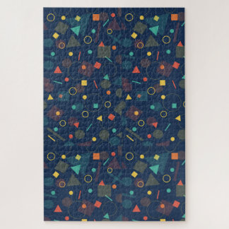 カラフルパターン不可 ジグソーパズル