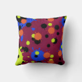 カラフルパターン装飾用クッション クッション (裏面)