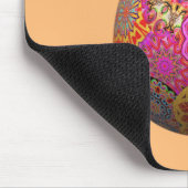 カラフルパターン(の模様が)ある復活卵 マウスパッド (コーナー)