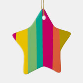 カラフルパターン（の模様が）ある セラミックオーナメント (右)