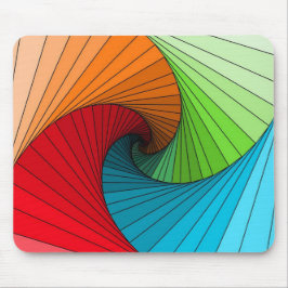 カラフルパターン マウスパッド