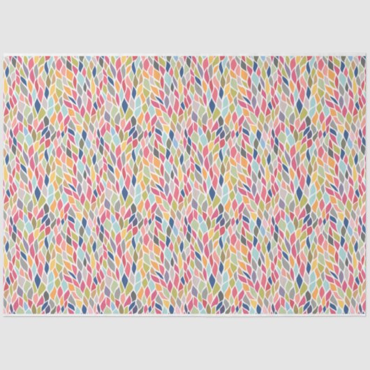 カラフルパタ離れーン軟組織ラップ 薄葉紙 (正面)