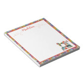 カラフルパッチワーク裁縫機 ノートパッド (アングル)