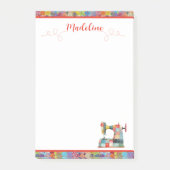 カラフルパッチワーク裁縫機 ポストイット (正面)