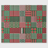 カラフルパッチワーク ラッピングペーパー (フラット)