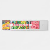 カラフルパーソナライズされたお菓子の部屋 サインプレート (正面)