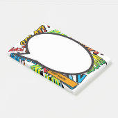 カラフルパーソナライズされたモダンおもしろい ポストイット (アングル)