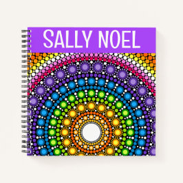 カラフルパーソナライズされた手帳 ノートブック