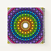 カラフルパーソナライズされた手帳 ノートブック (裏面)